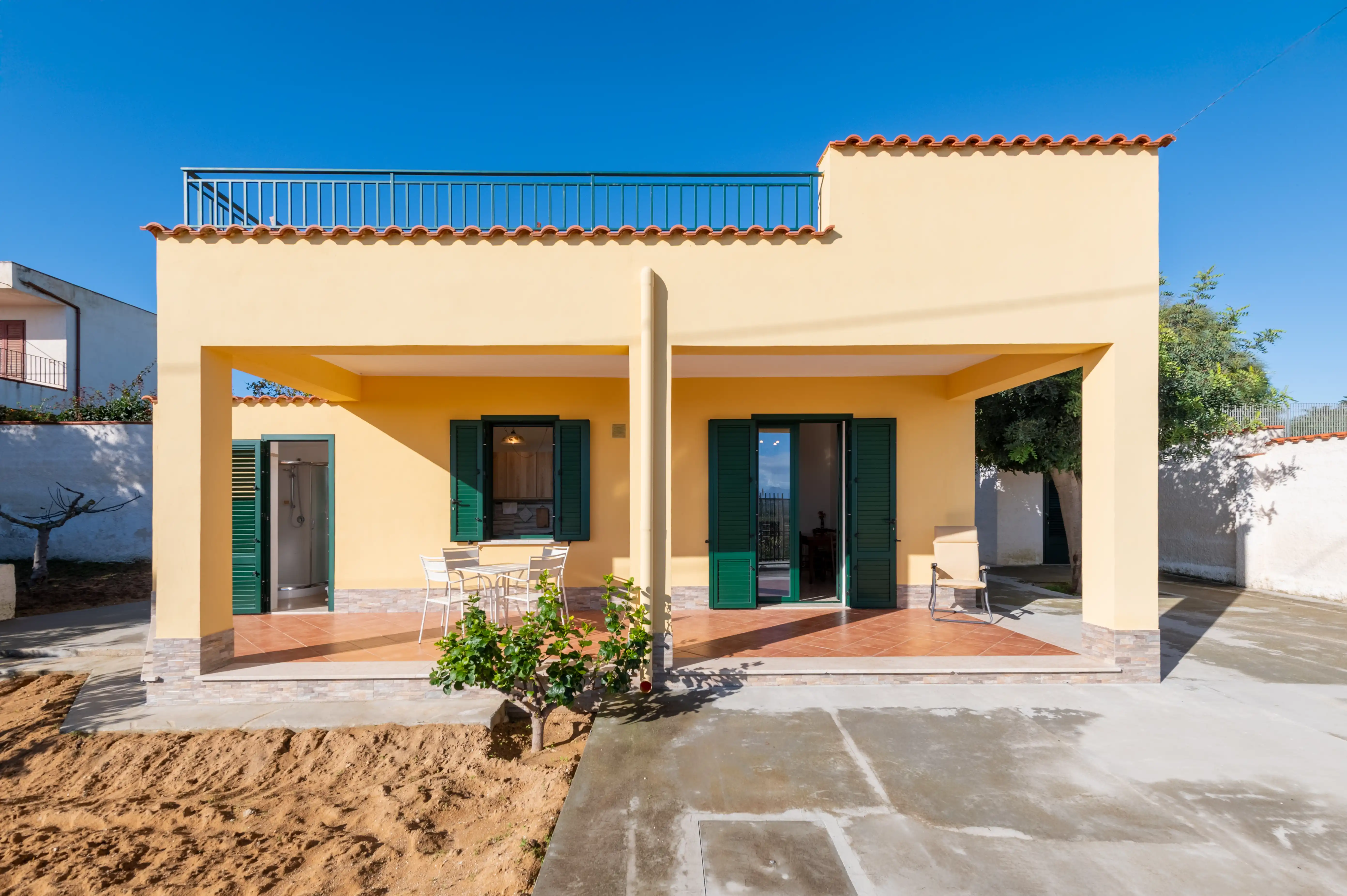 Casa vacanza Selinunte - Vista panoramica sul mare dalla terrazza, affitto vacanze Marinella